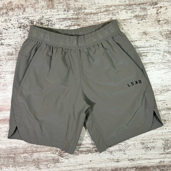 Men’s LSKD running athletic shorts unlined gray size 30 drawstring - Picture 1 of 6